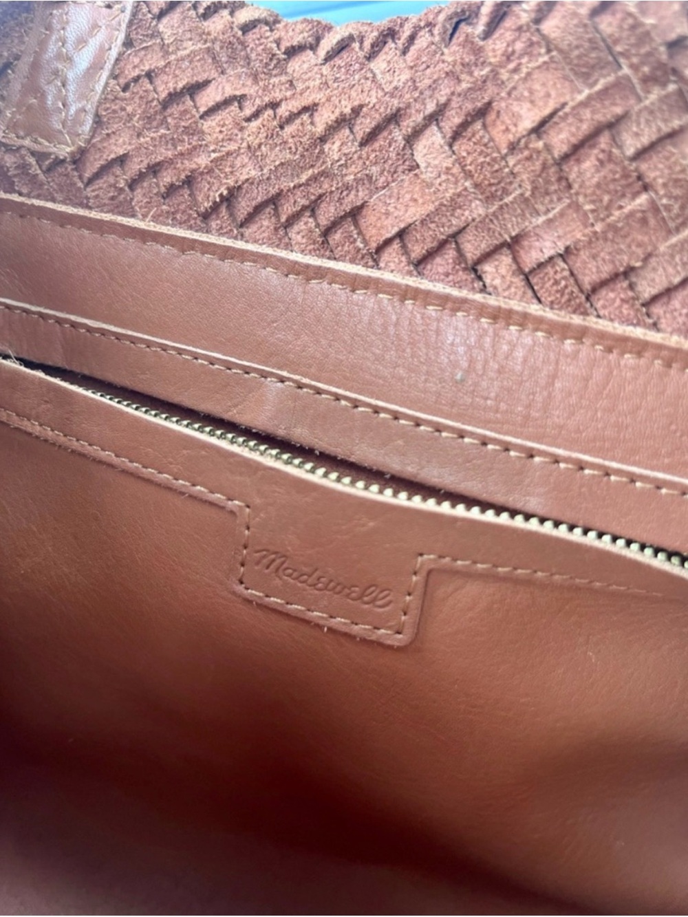 Madewell Tan Woven Leather
Shoulder Bag - Picture 4 of 4